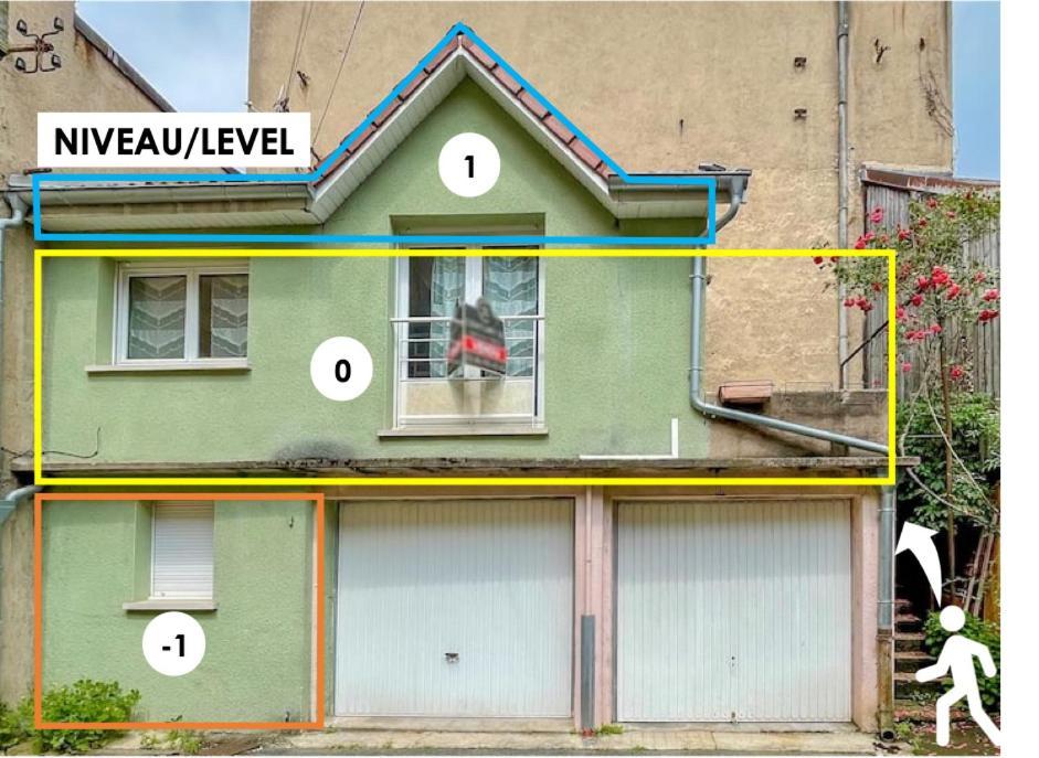 Maisonnette Le Faubourg - Centre Ville, Terrasse Et Netflix Белфор Екстериор снимка